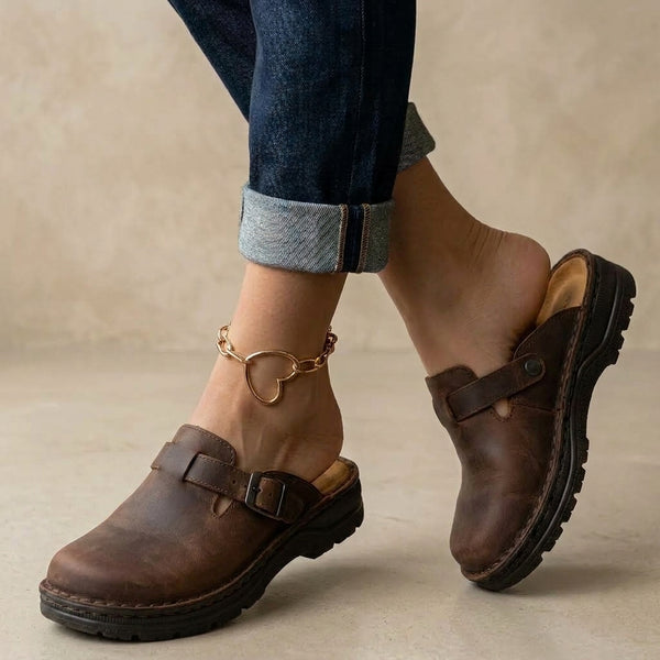 OakleyOrthopedic Leather Clogs