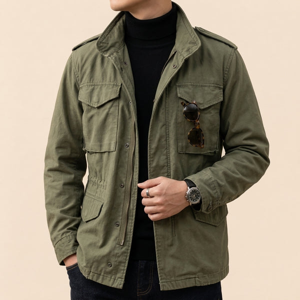Whitfield Men's Military Field Jacket