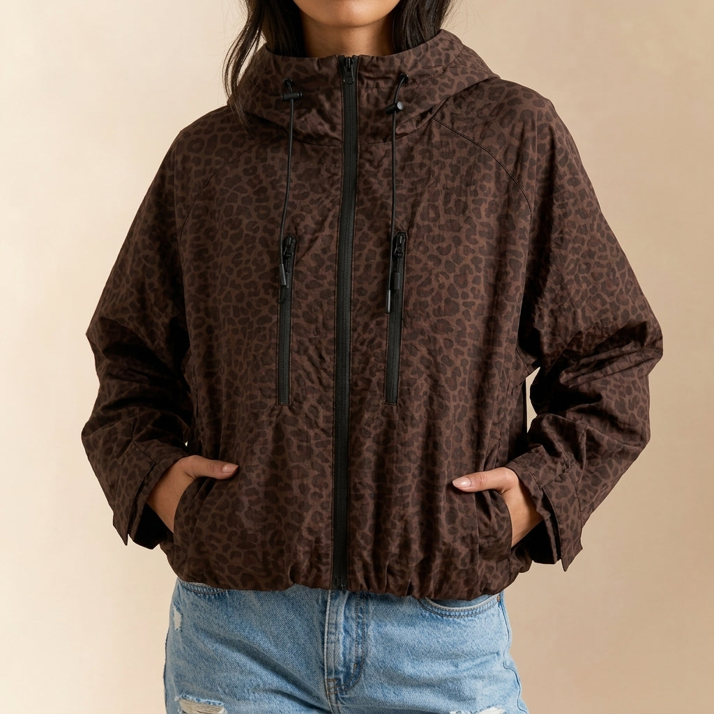 Dark Brown Leopard Print