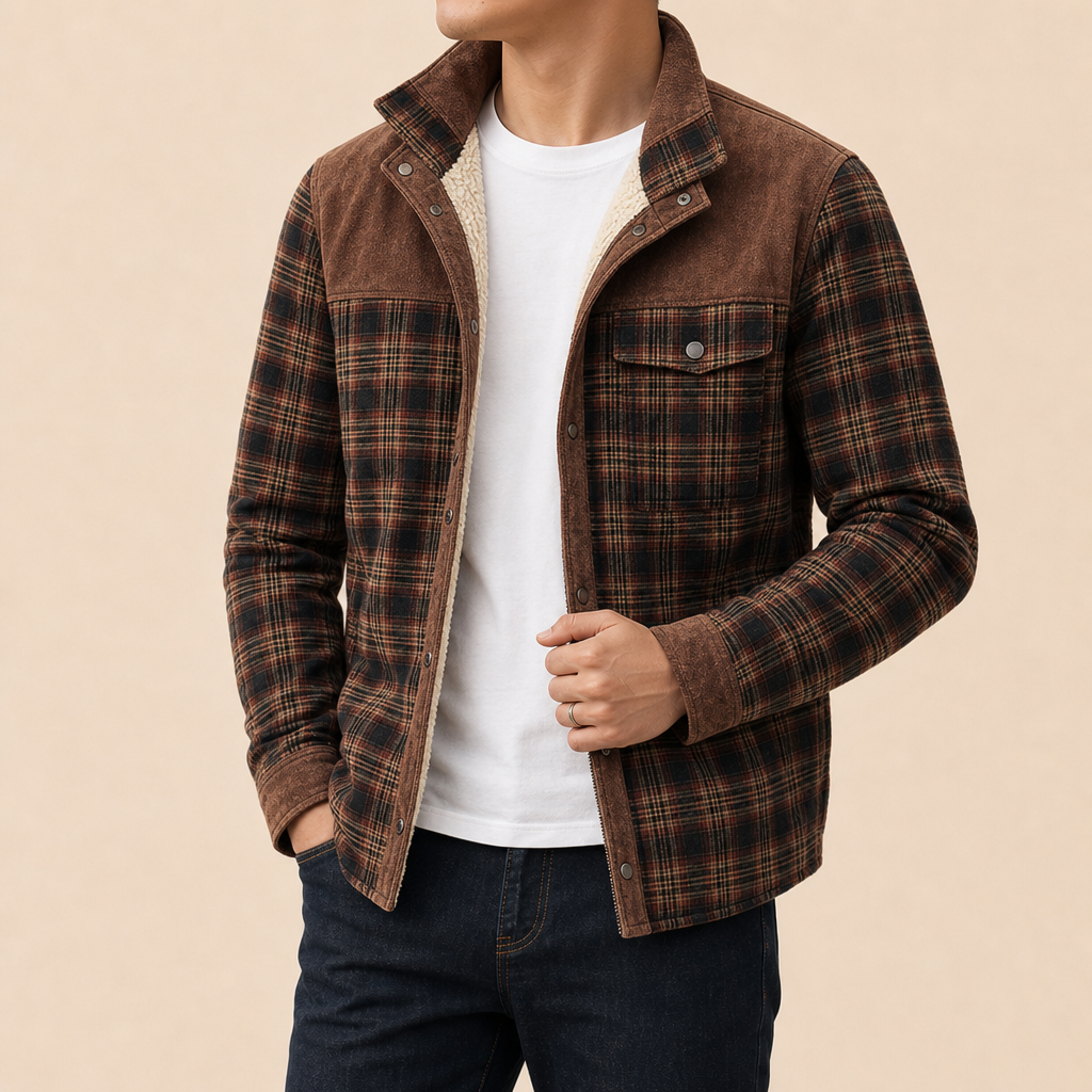 Wade Cotton Plaid Jacket