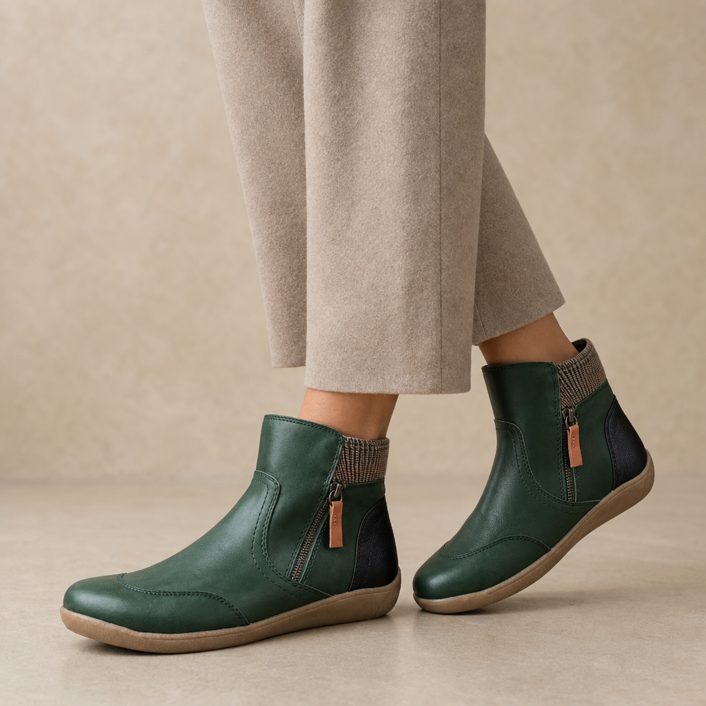 Maren Orthopedic Leather Boots