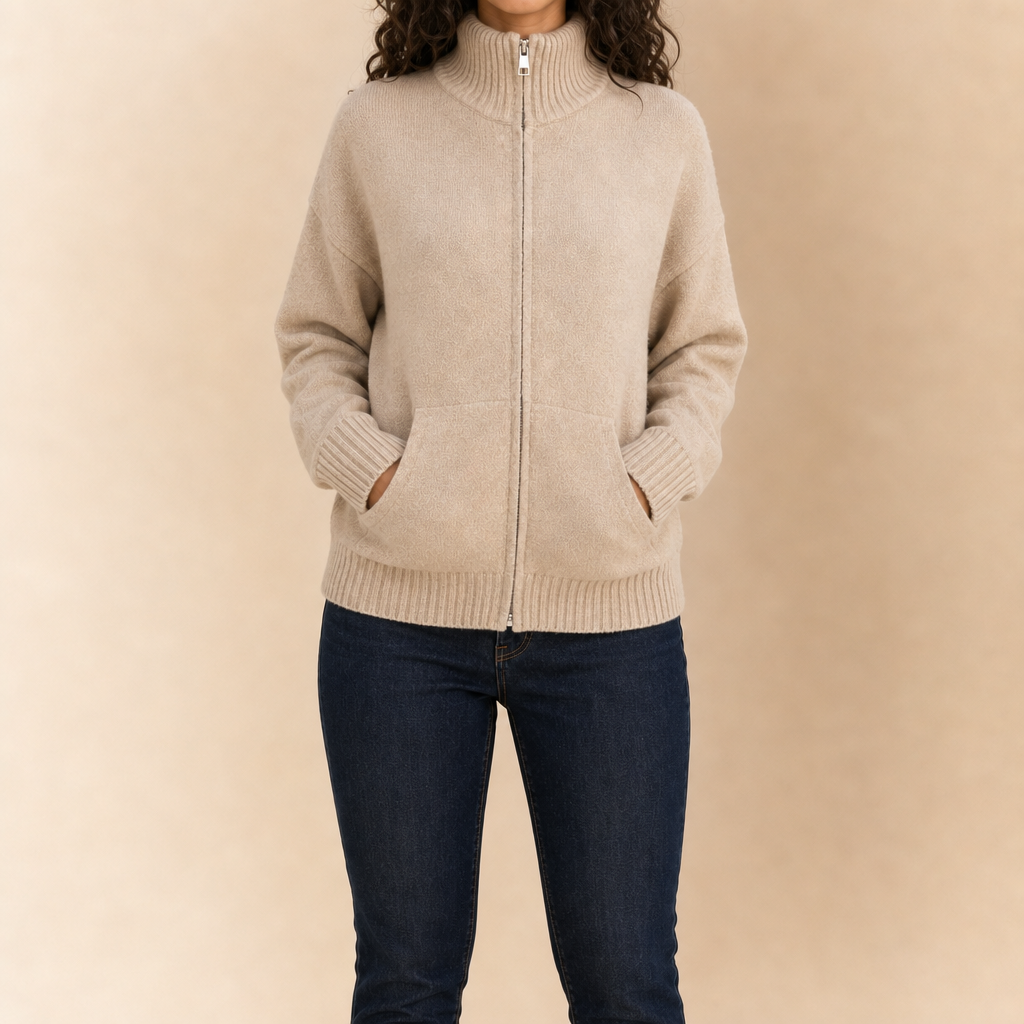 Tillie Funnel Neck Cardigan