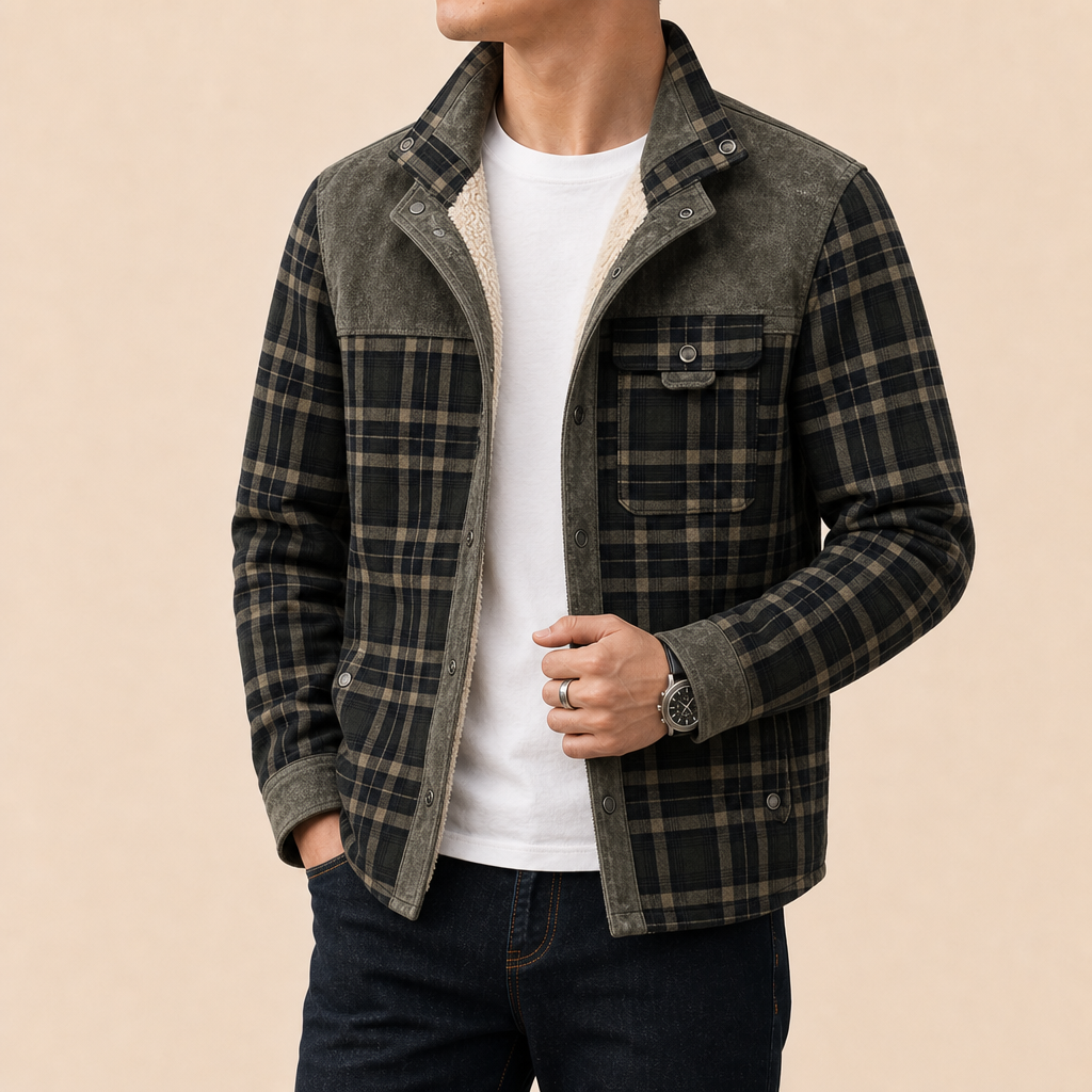 Wade Cotton Plaid Jacket