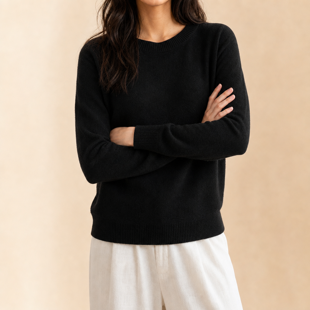 Hattie Merino Crewneck Sweater