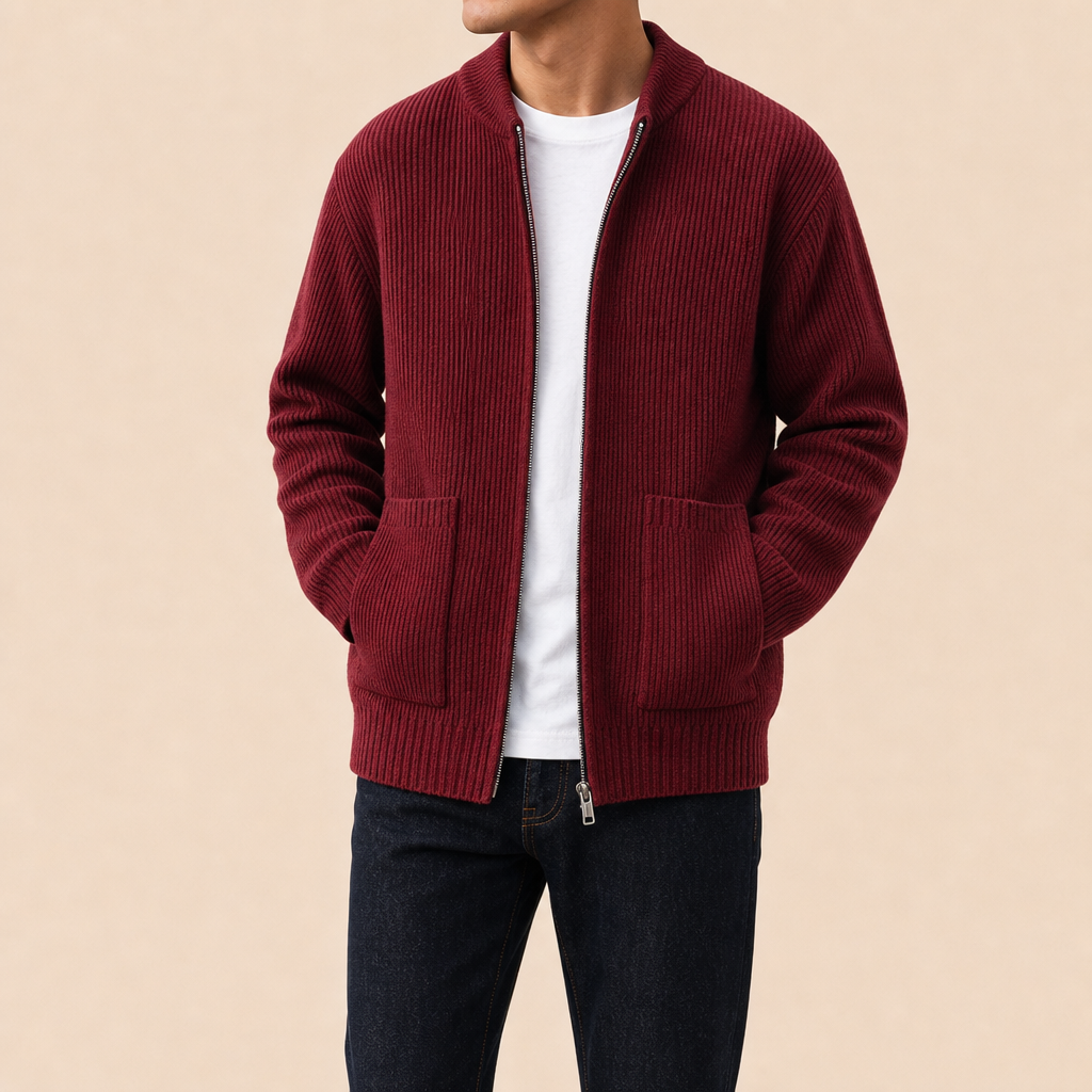 Wyatt Ribbed Knit Jacket