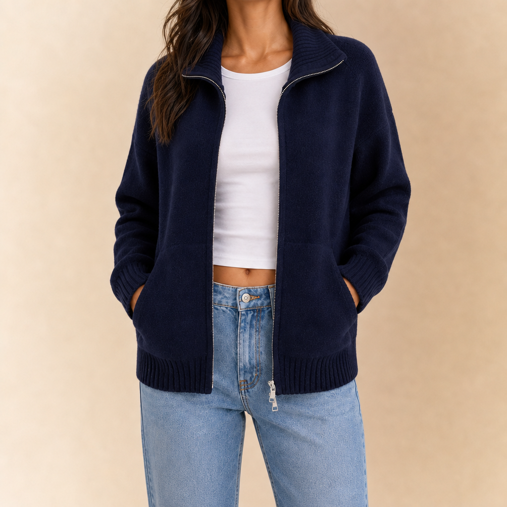 Tillie Funnel Neck Cardigan