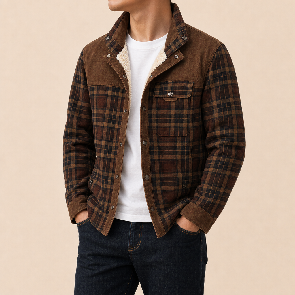 Wade Cotton Plaid Jacket
