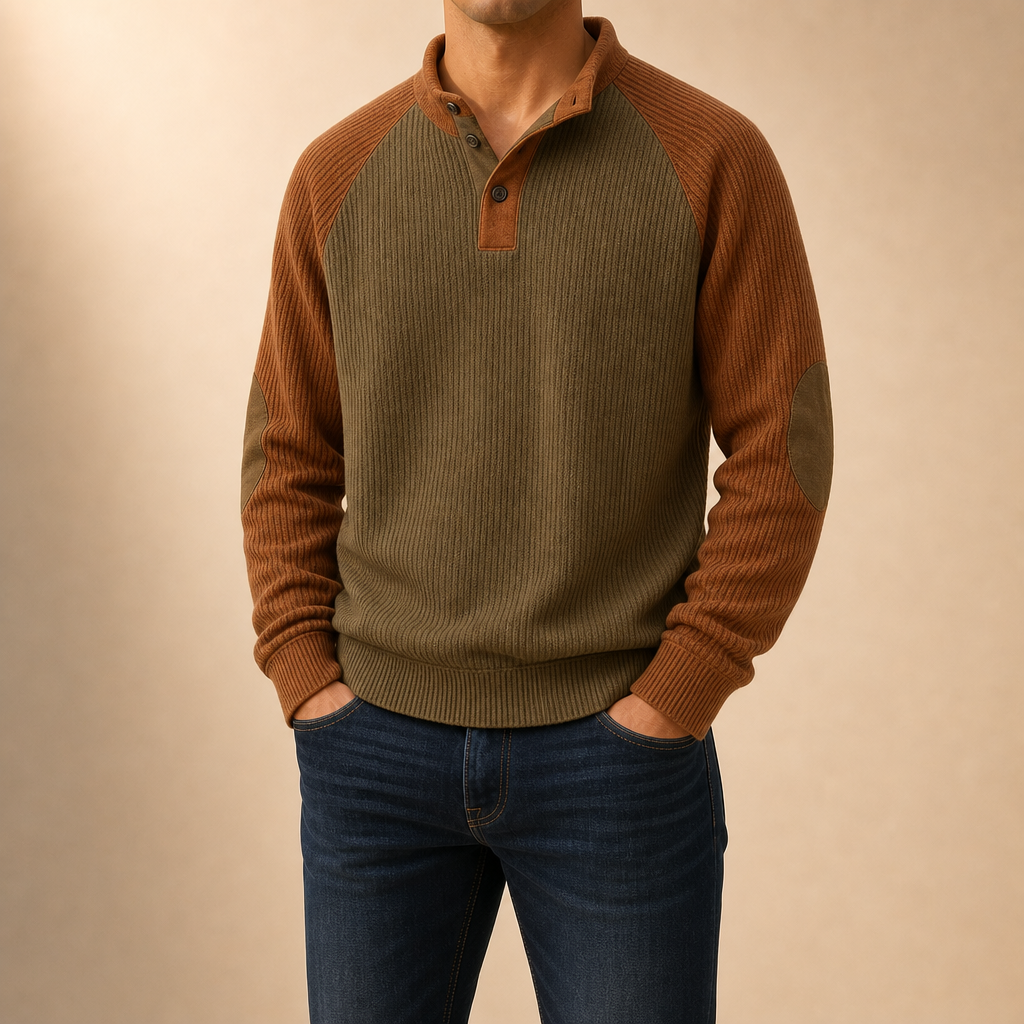 Weston Corduroy Knit Sweater
