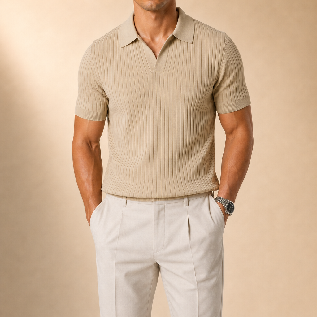 Shane Ribbed Polo
