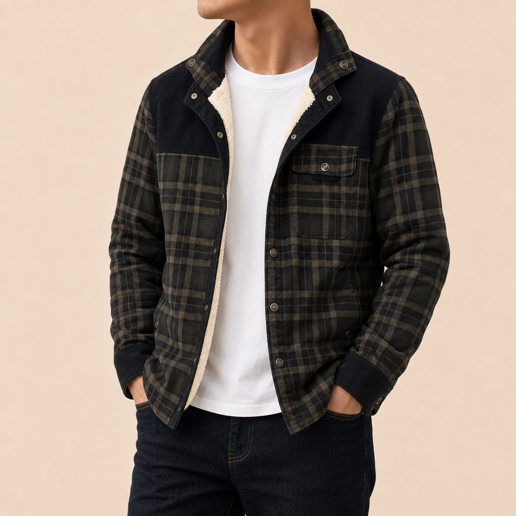Wade Cotton Plaid Jacket