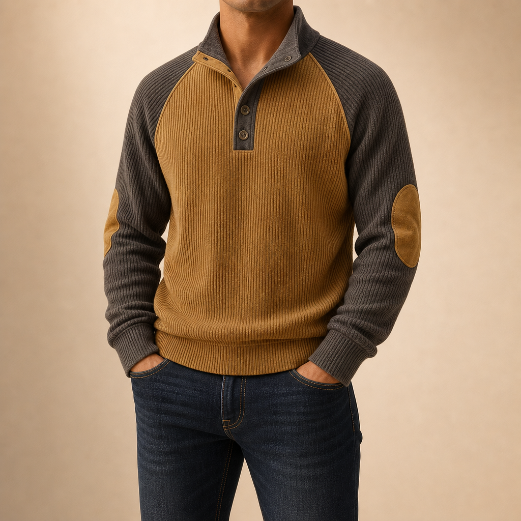 Weston Corduroy Knit Sweater