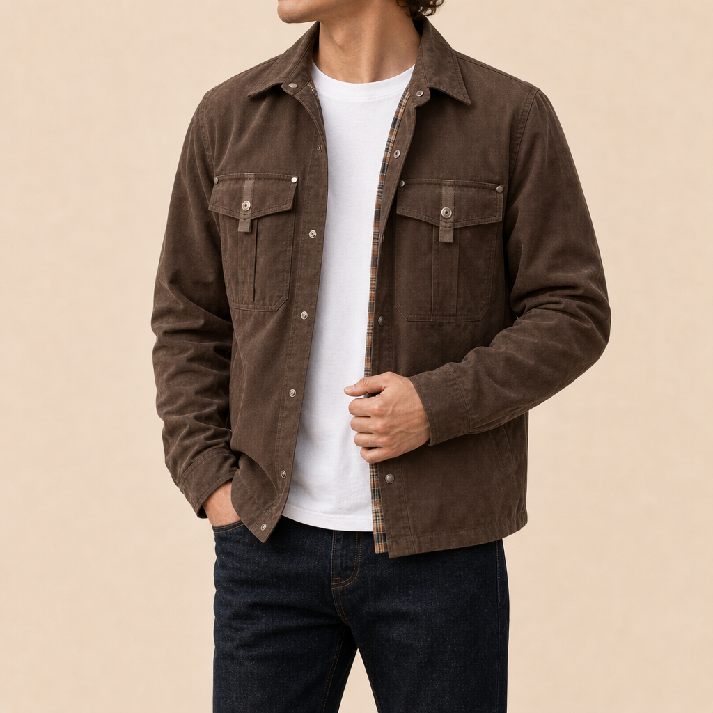Virgil Flannel-Lined Shirt Jacket