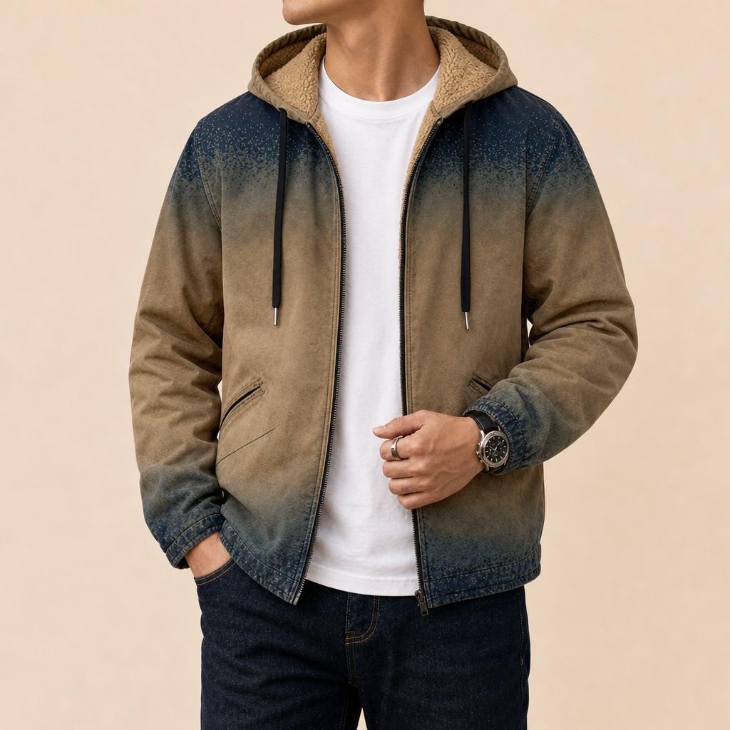 Sutton Plush Lined Zip Hoodie