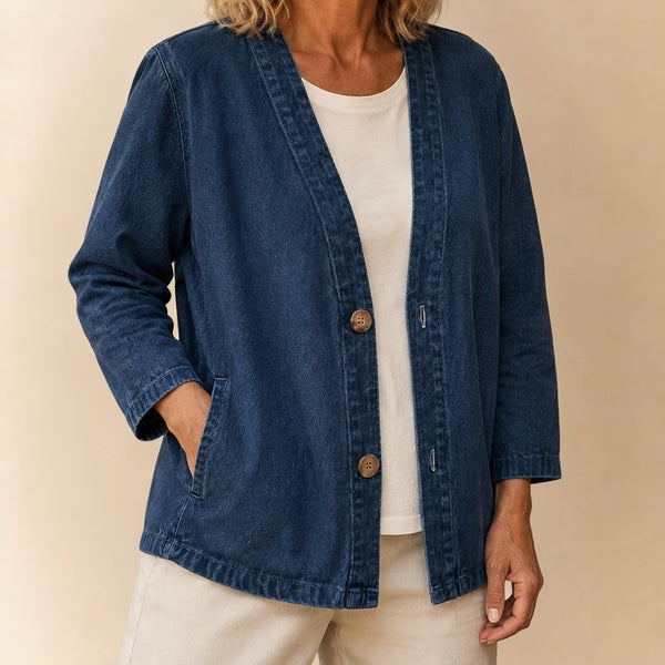 Petronella Washed Cotton Jacket