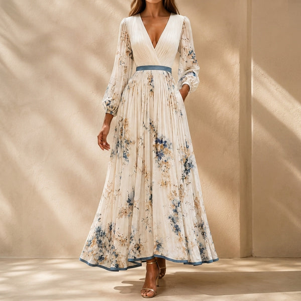 Primrose Pleated Maxi Dress