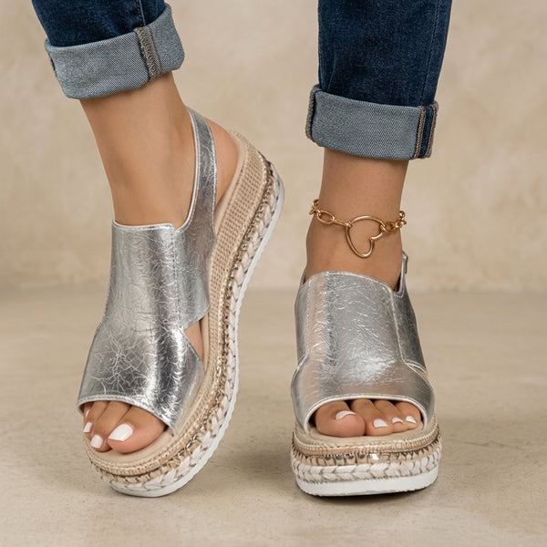 Penelope Cushioned Wedge Sandals
