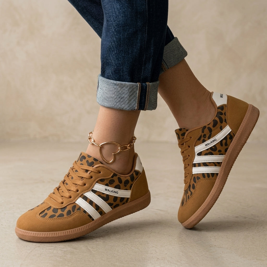 Brown Leopard Print
