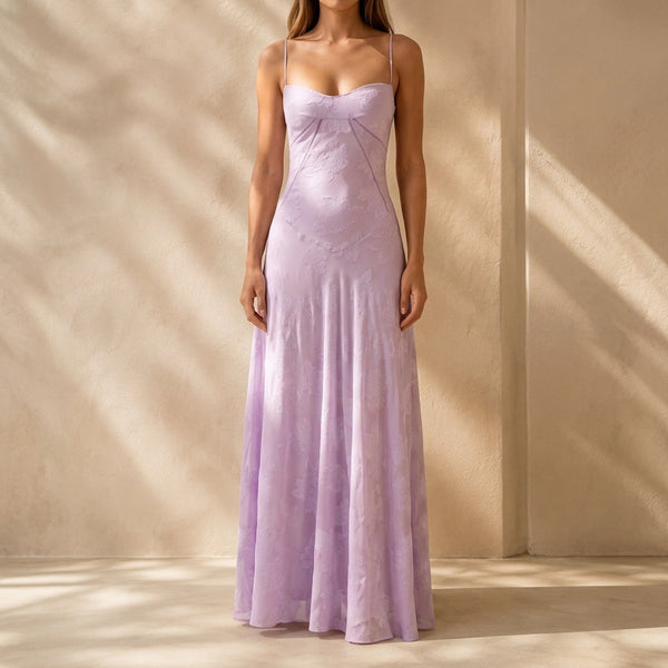 Georgiana Satin Maxi Dress