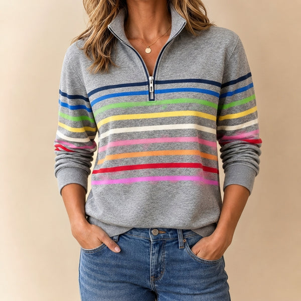 Emmeline Quarter Zip Sweater