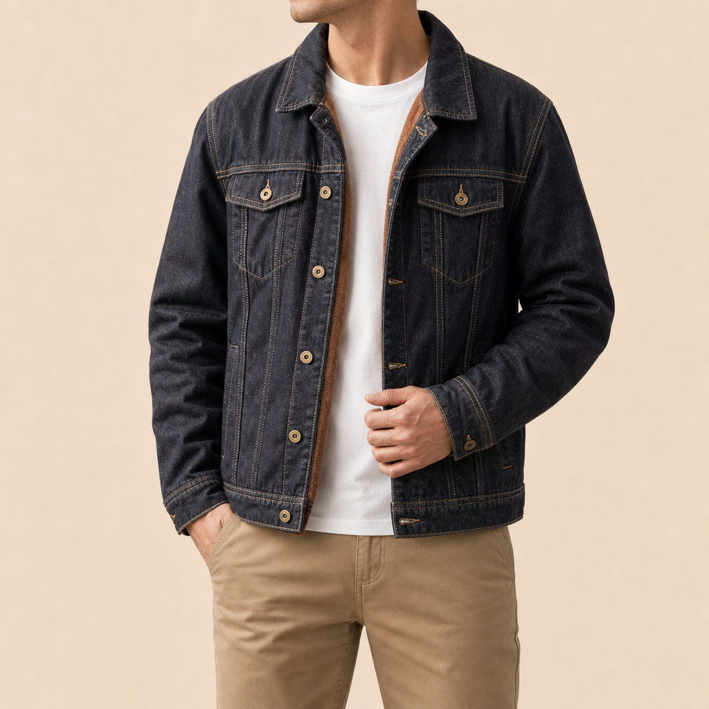 Lane Fleece Lined Denim Jacket