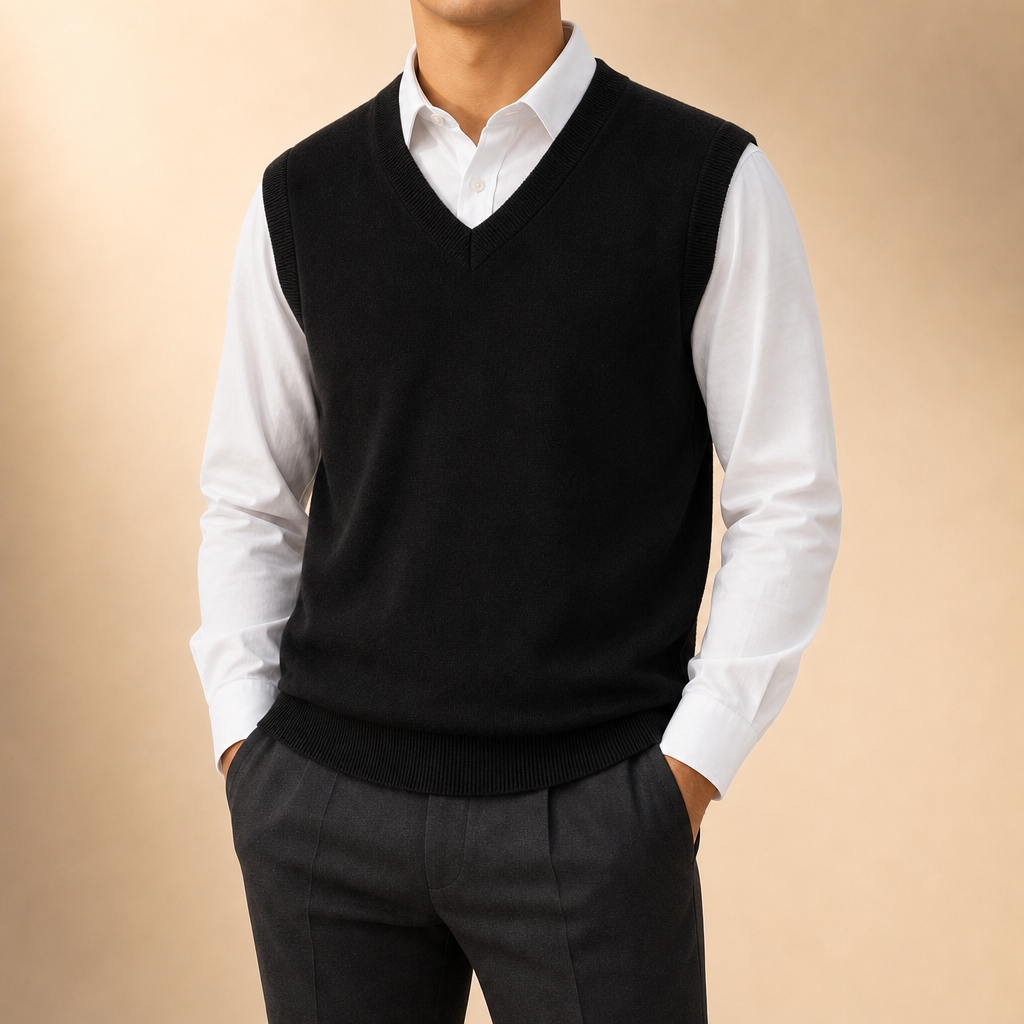 Travis Merino Wool Sweater Vest