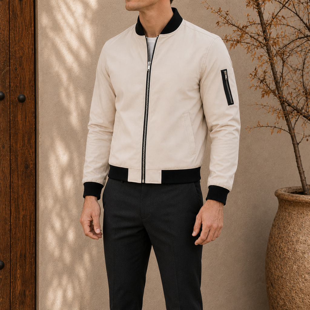 Rawlins Contrast Bomber Jacket