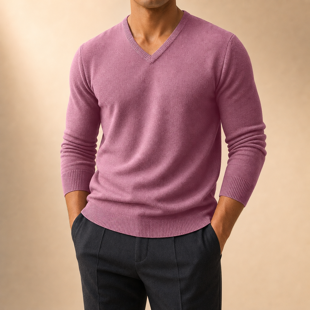Tanner V-Neck Knit Sweater