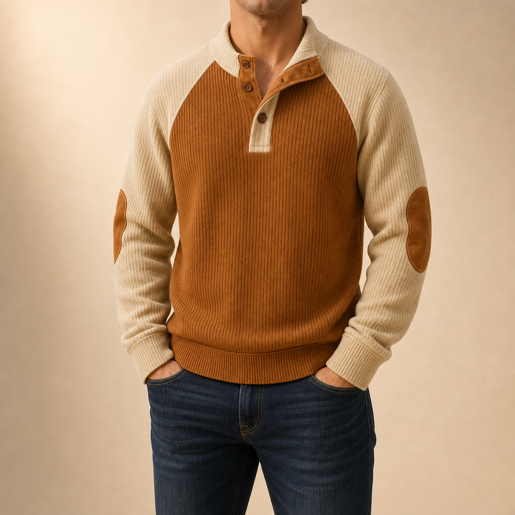 Weston Corduroy Knit Sweater