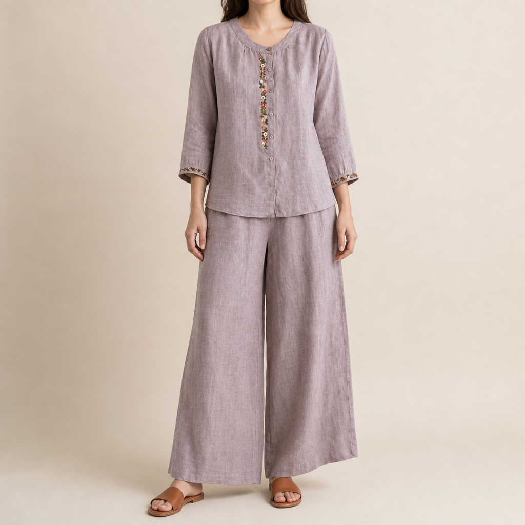 Pearl Cotton Linen Set