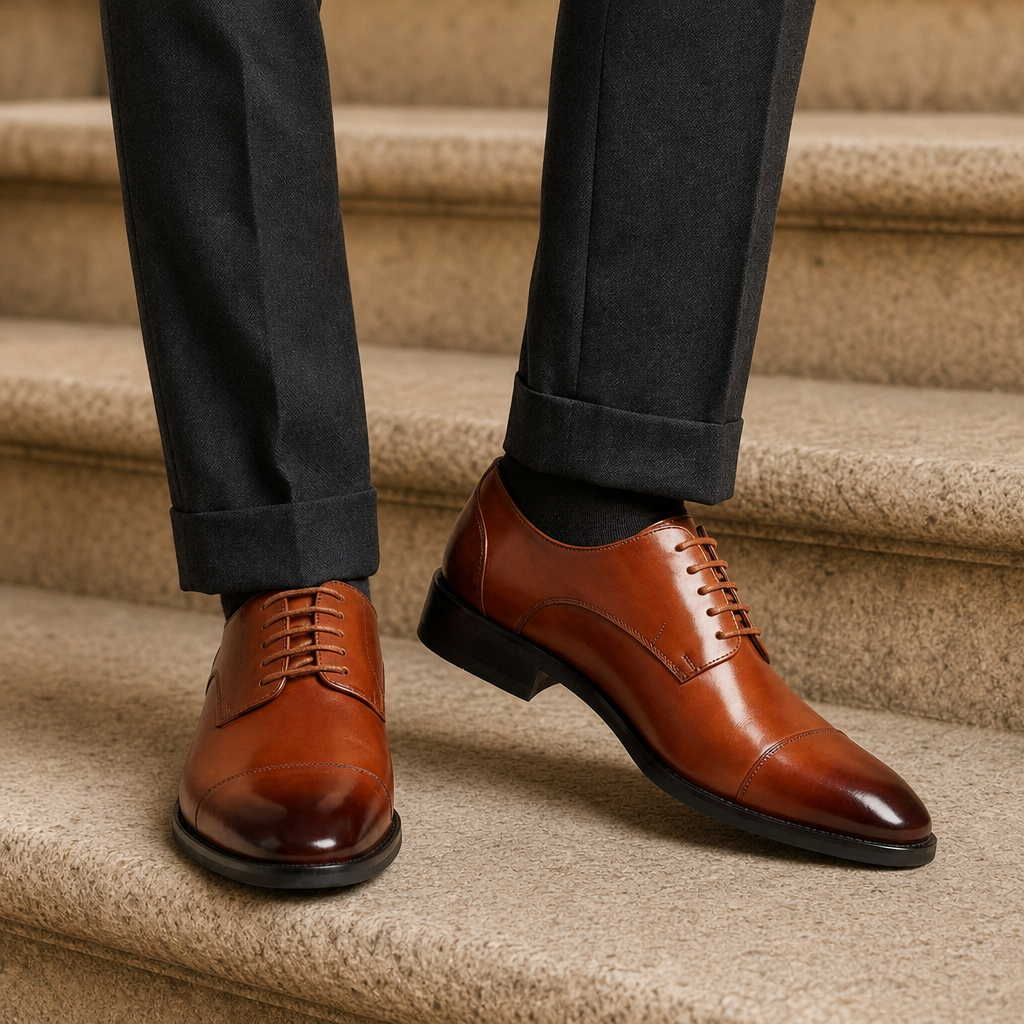 Brooks Leather Oxford Shoes