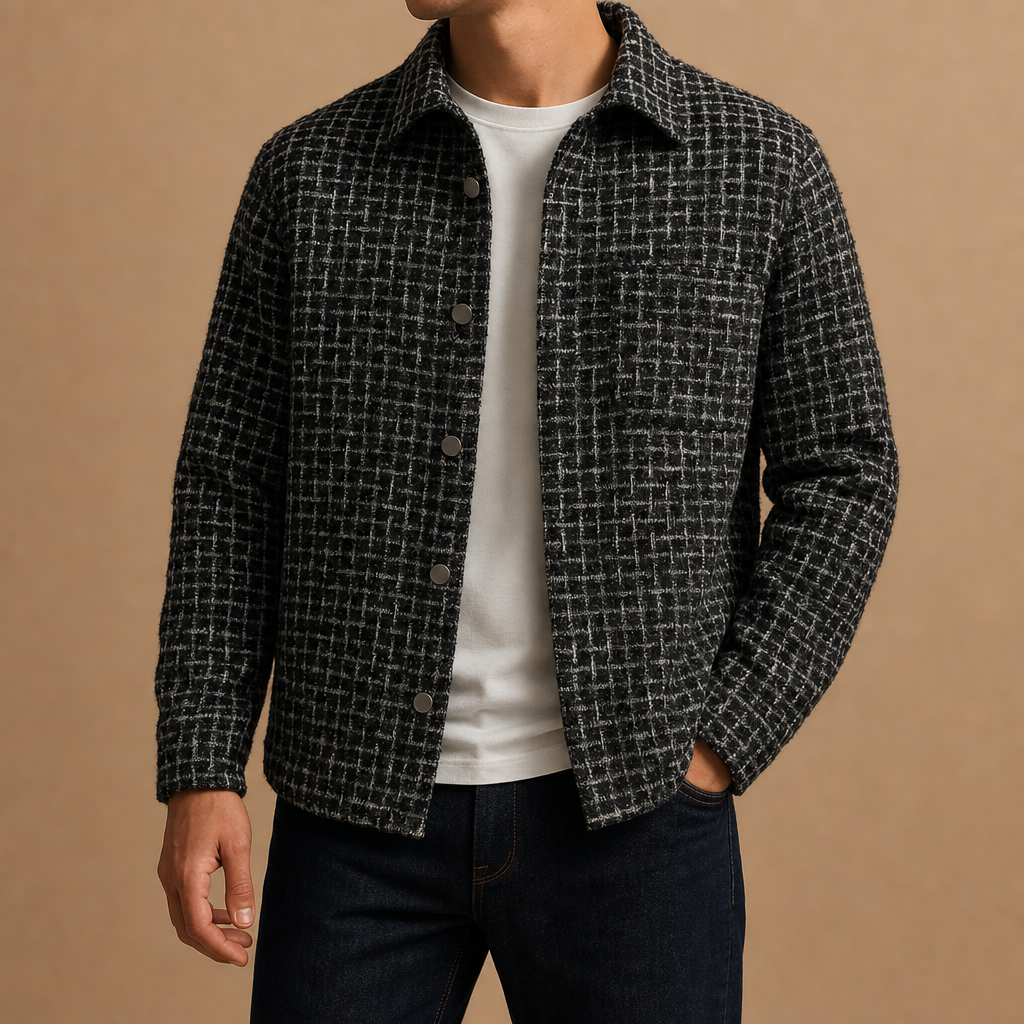 Boone Cotton Tweed Shacket