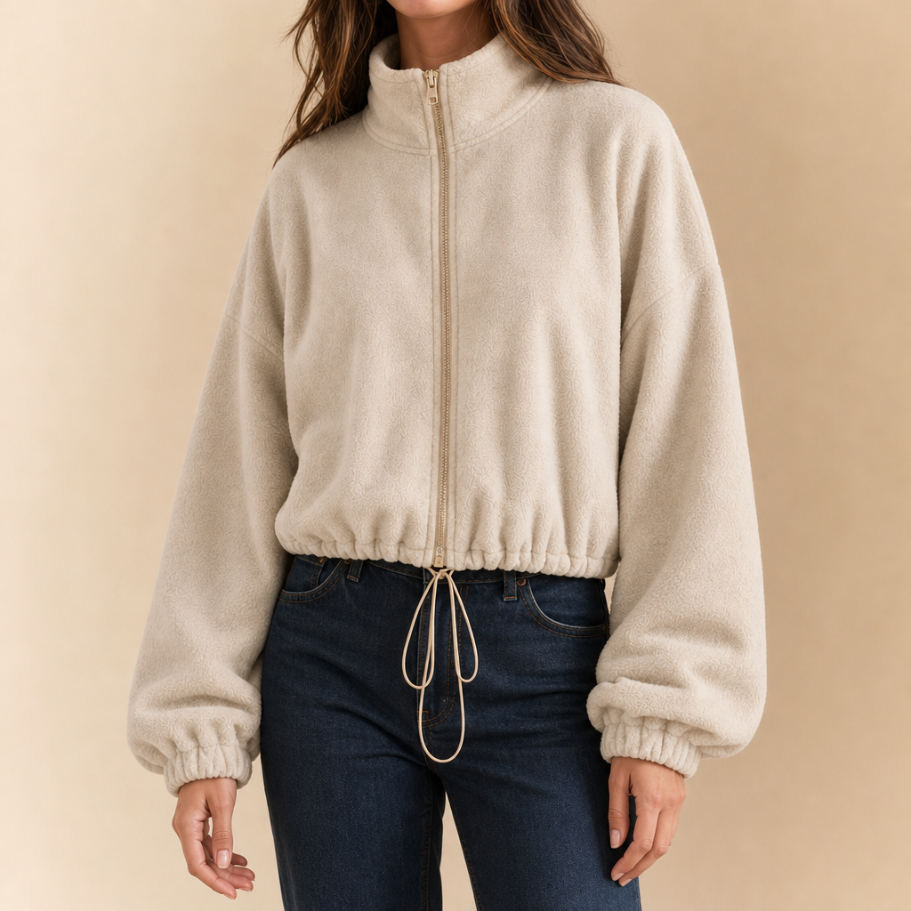 Margo Cropped Fleece Jacket