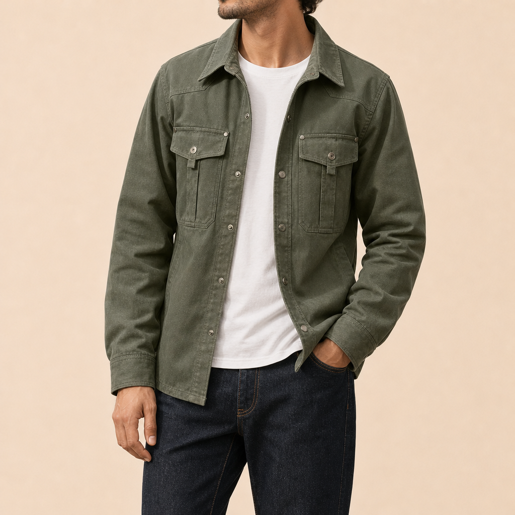 Granger Flannel-Lined Shirt Jacket