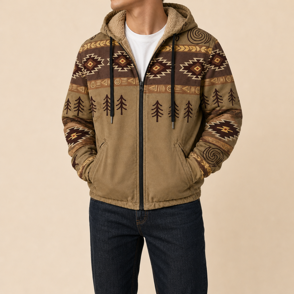 Sutton Plush Lined Zip Hoodie