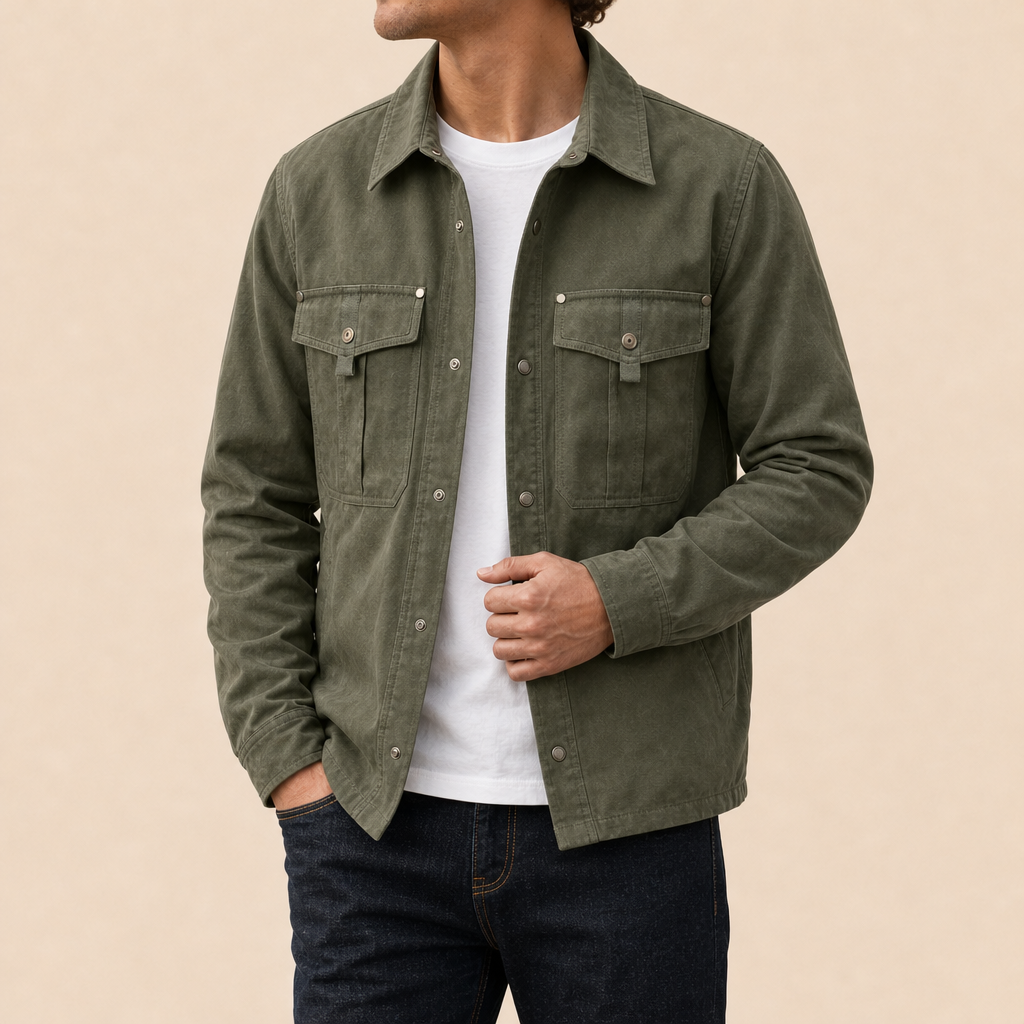 Virgil Flannel-Lined Shirt Jacket