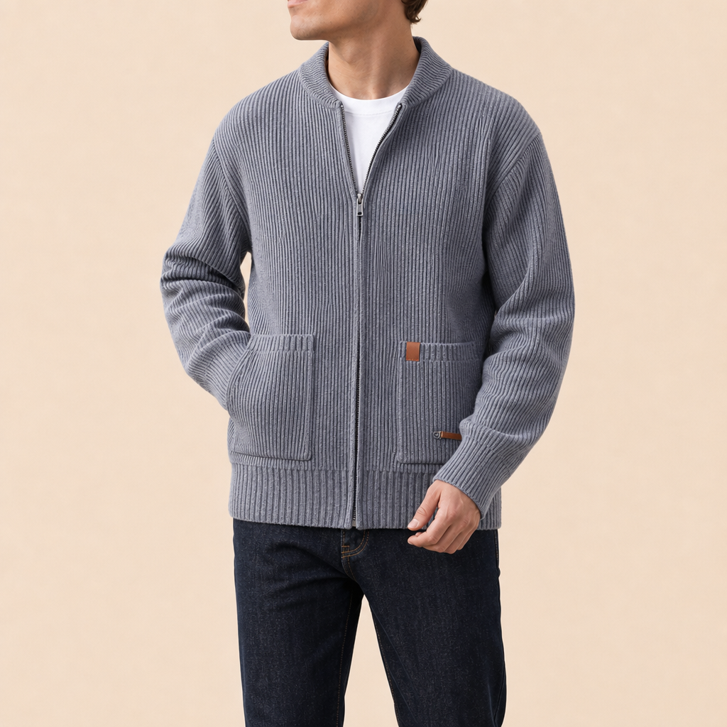 Wyatt Ribbed Knit Jacket
