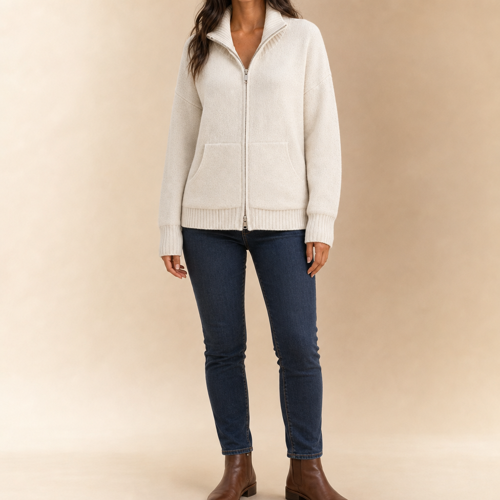 Tillie Funnel Neck Cardigan