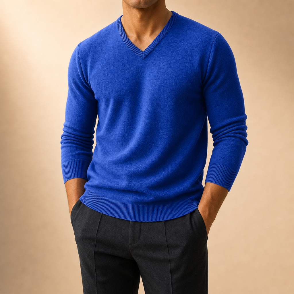 Tanner V-Neck Knit Sweater
