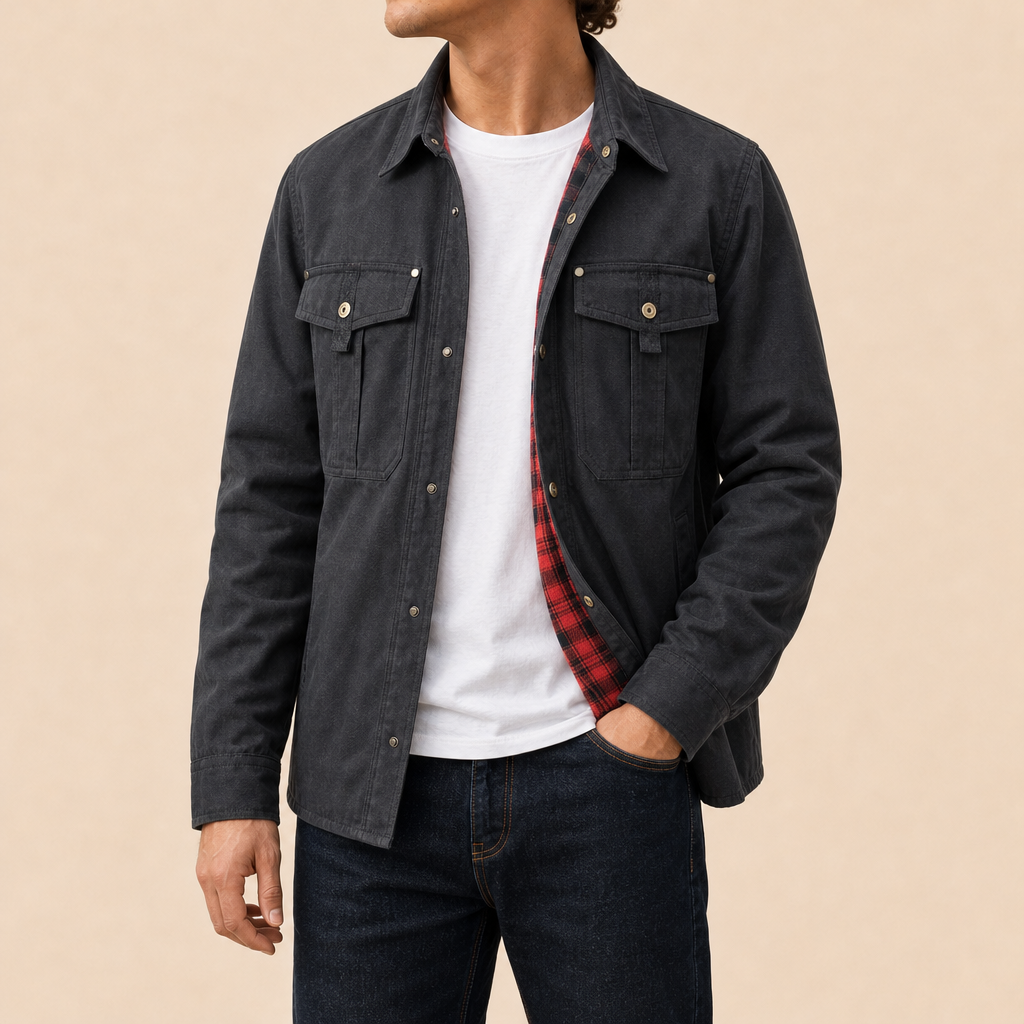 Virgil Flannel-Lined Shirt Jacket