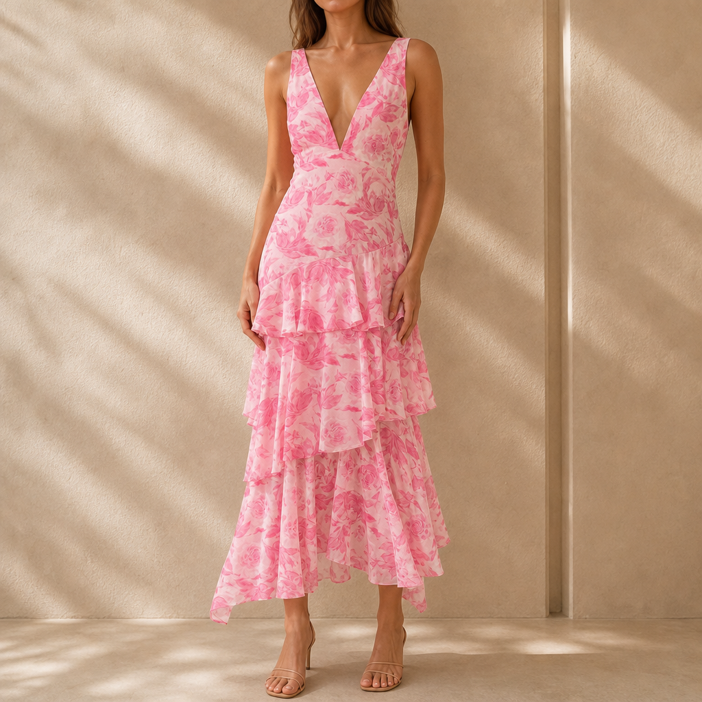 Adeline Tiered Maxi Dress