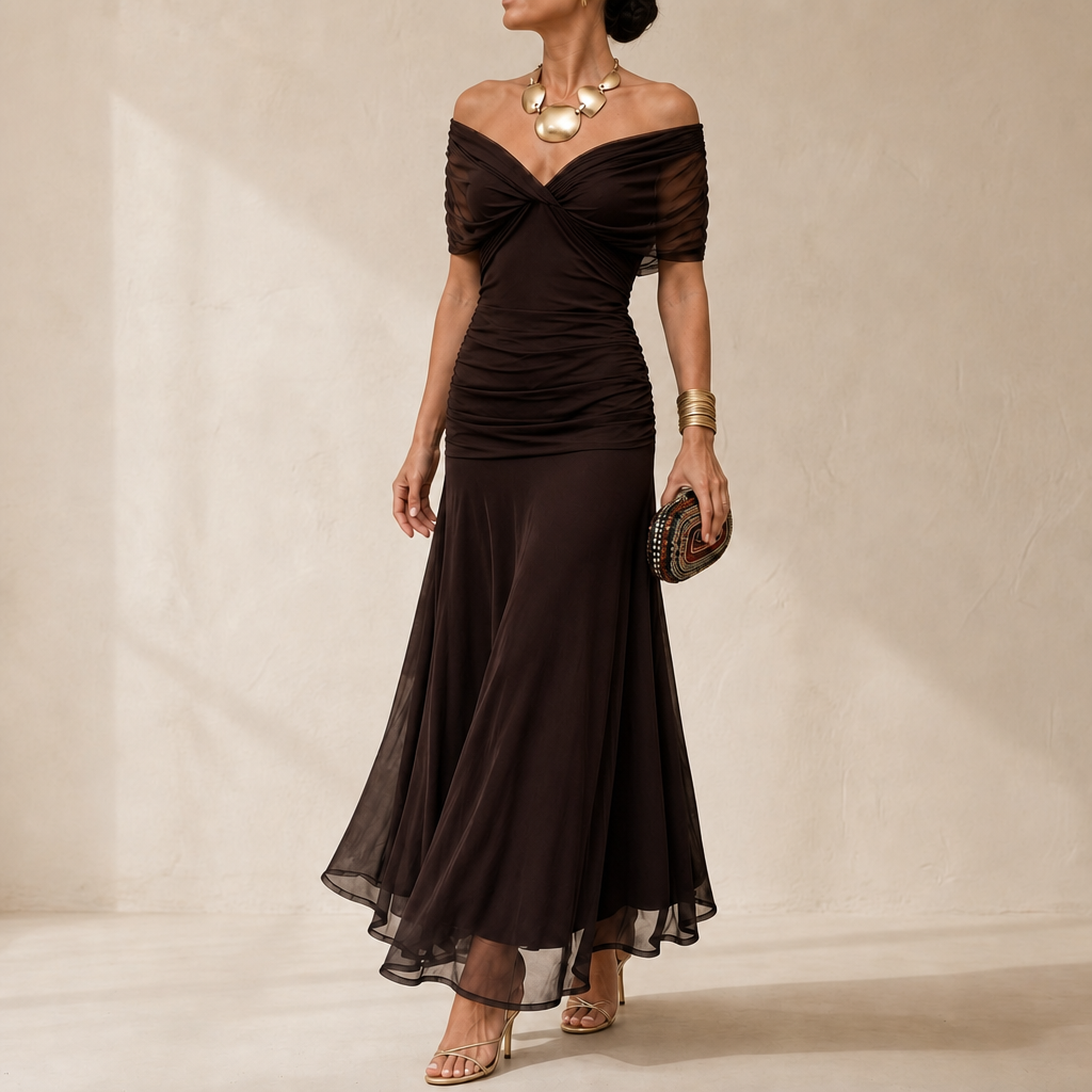 Opal Drape Maxi Dress