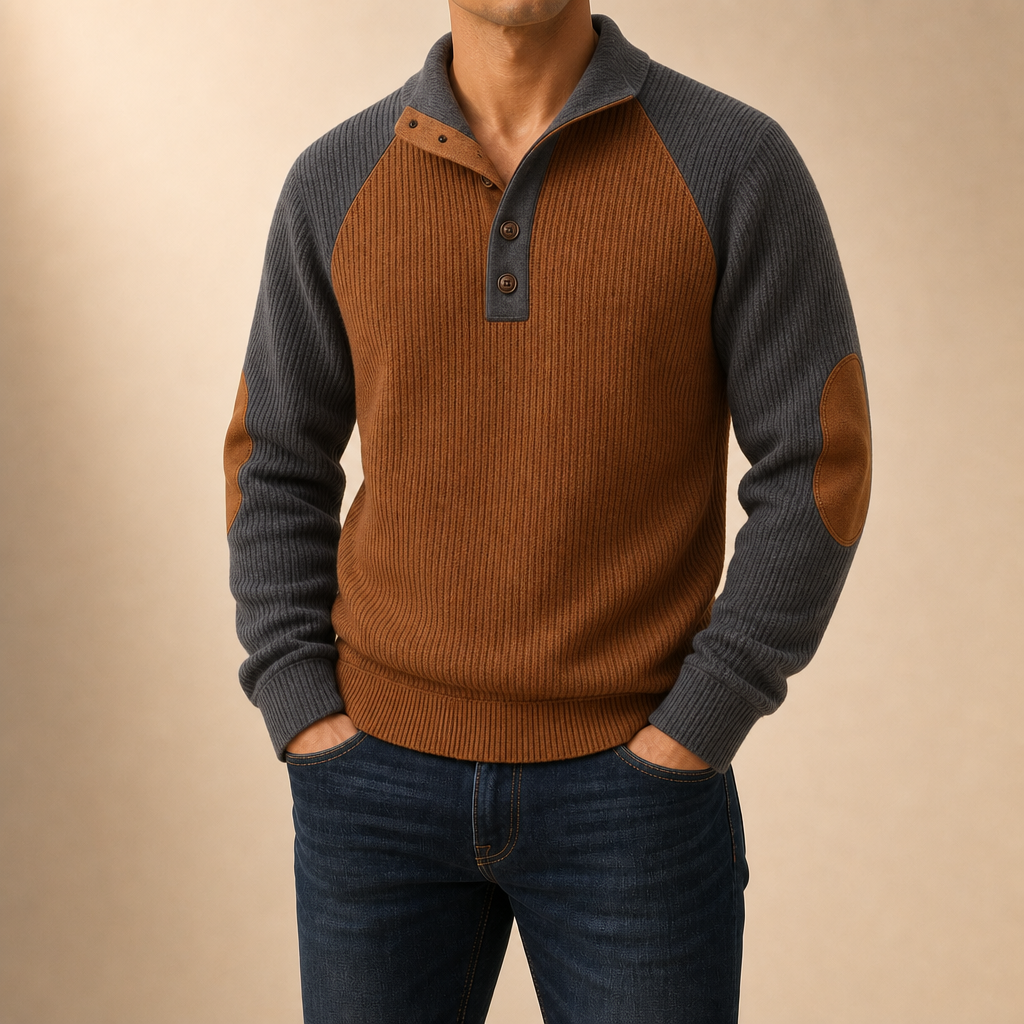 Weston Corduroy Knit Sweater