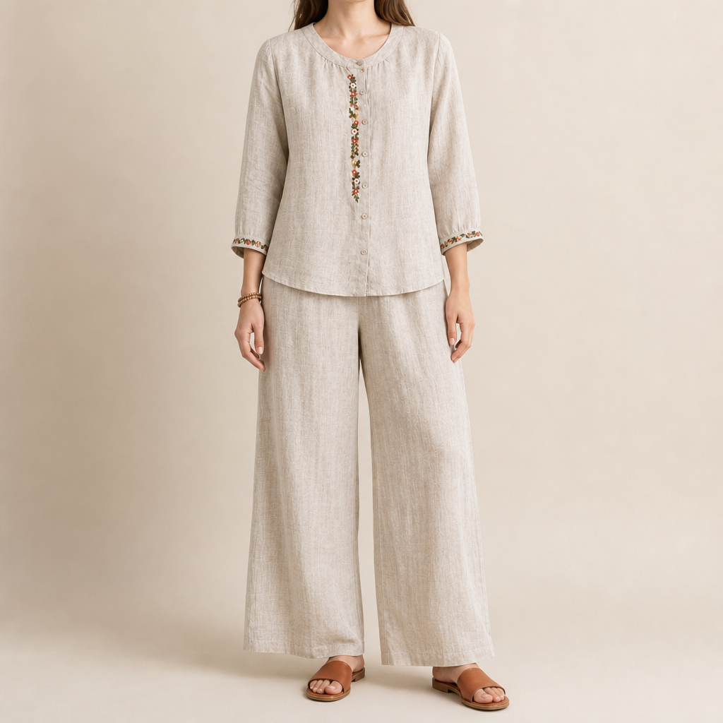 Pearl Cotton Linen Set