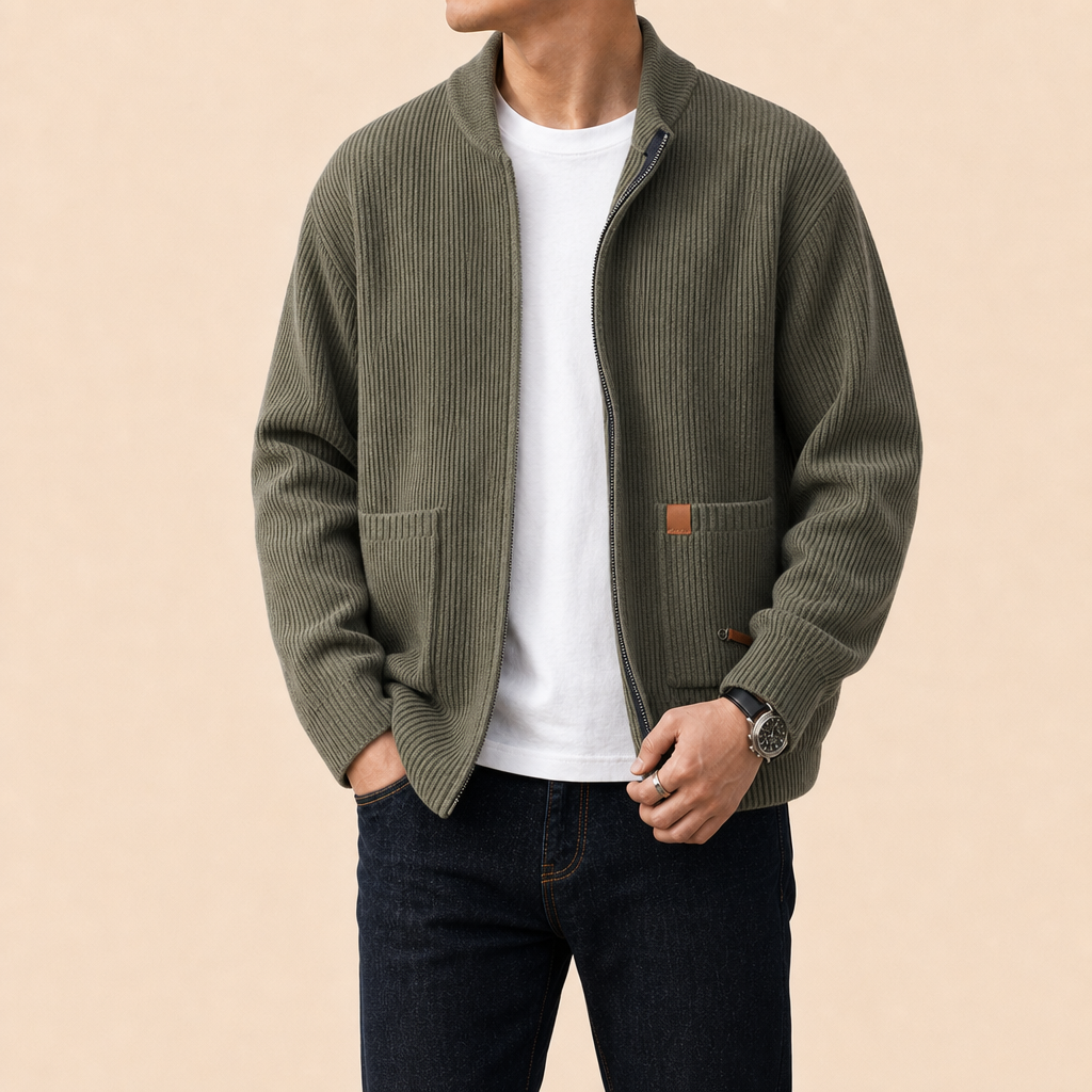 Wyatt Ribbed Knit Jacket