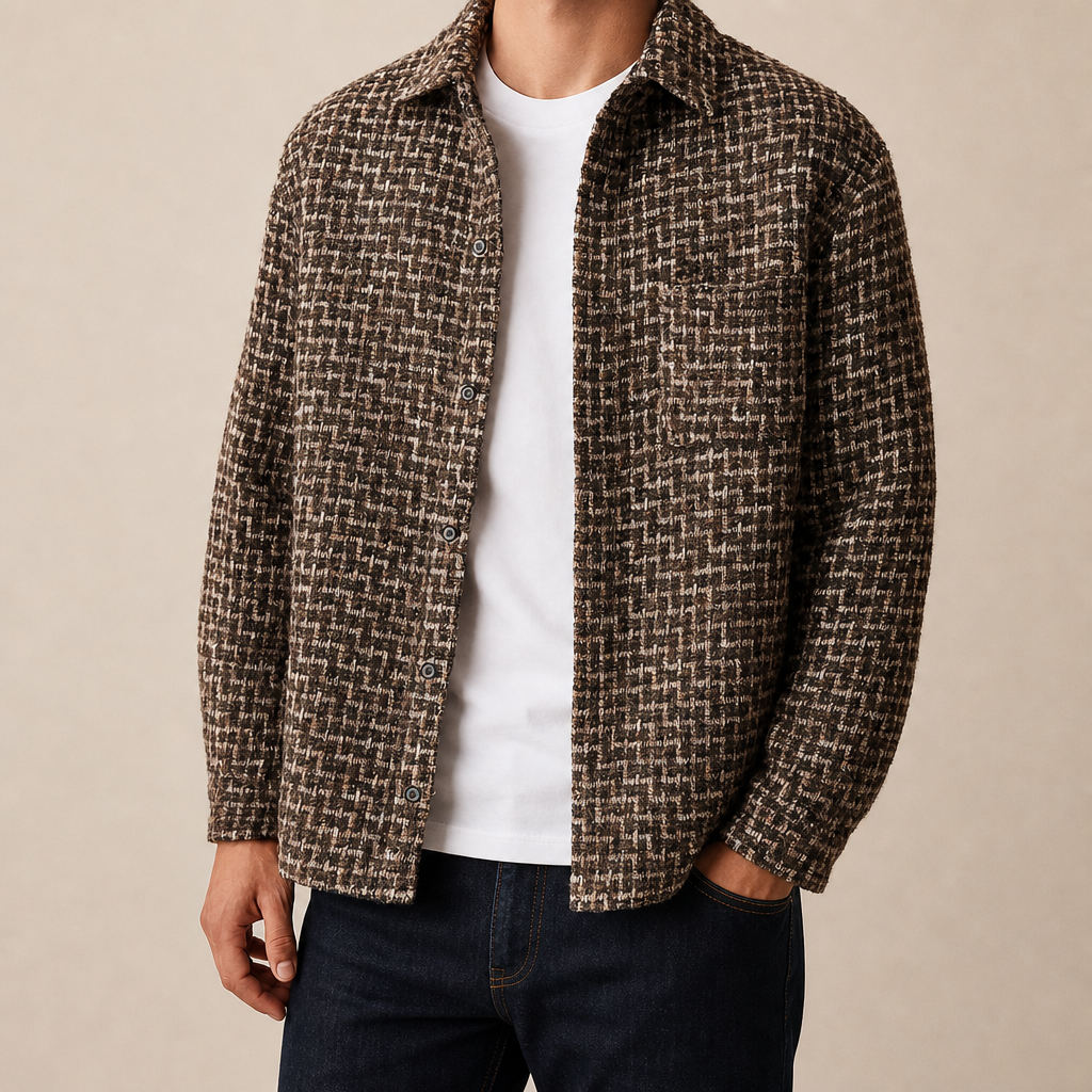 Boone Cotton Tweed Shacket