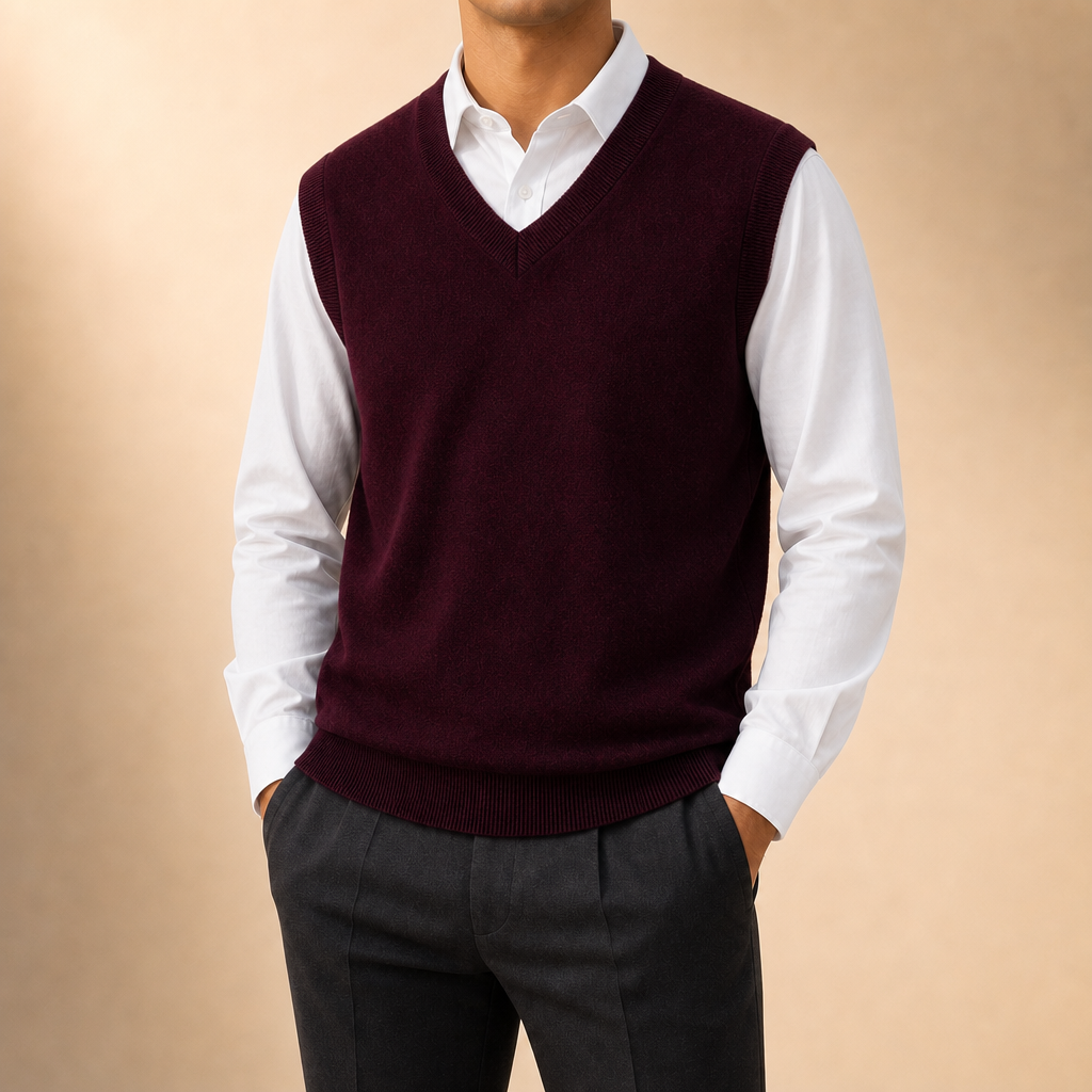 Travis Merino Wool Sweater Vest