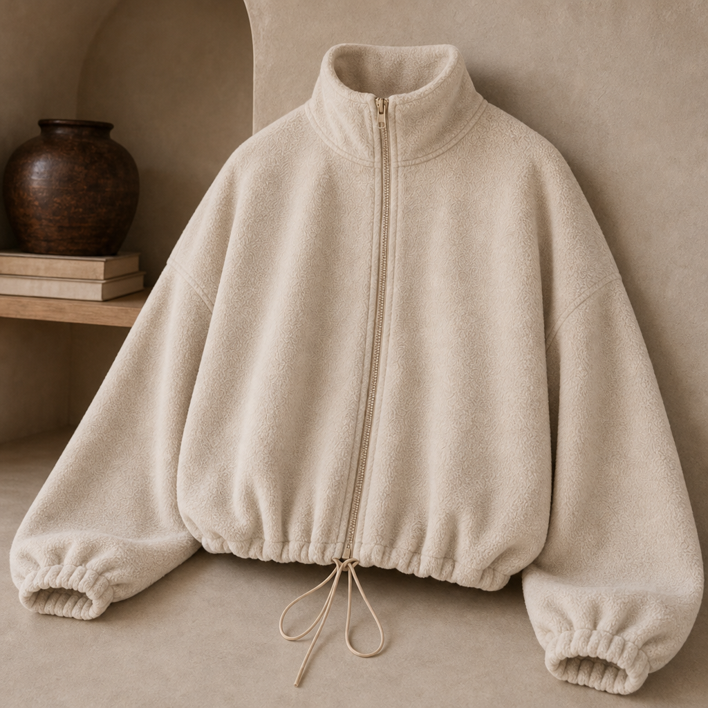 Margo Cropped Fleece Jacket