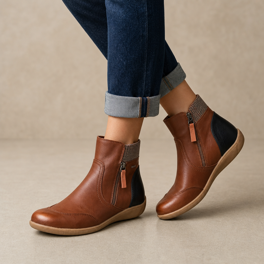 Matilda Orthopedic Leather Boots