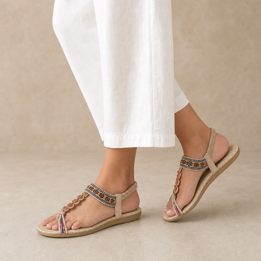 Flora Flat Sandals