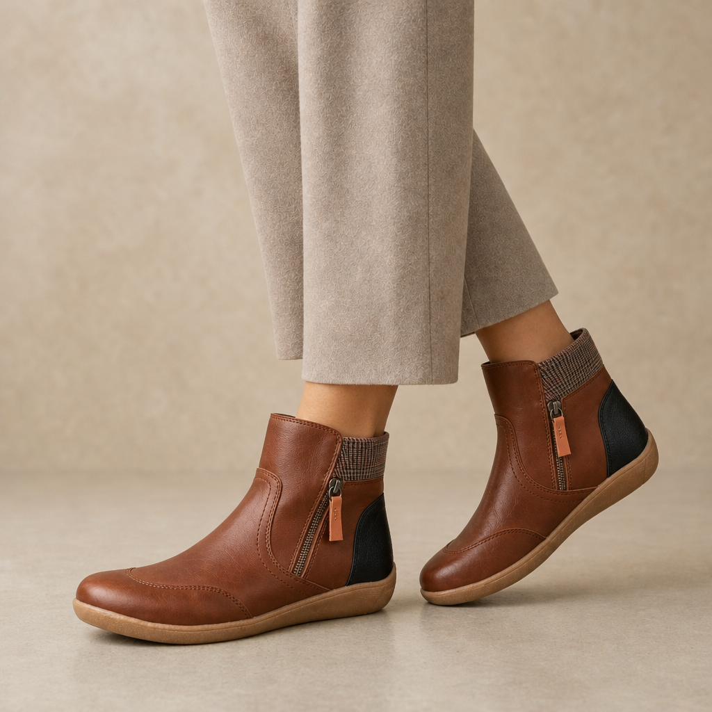 Maren Orthopedic Leather Boots